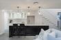 In-House Projects - Coorparoo Renovation - Black and White shaker style kitchen, 